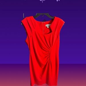 NWOT Shelby Palmer Sheath Dress Women Size 16 Sleeveless Stretch Red